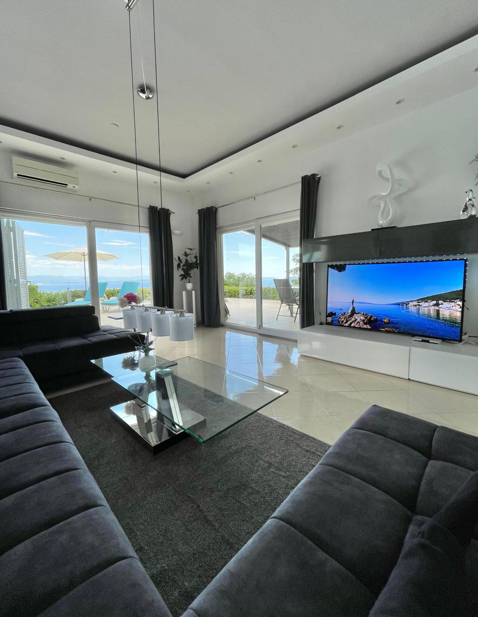 Luxury Villa Eternity - Marvelous Sea View - Box Spring Beds - Opatija-Poljane المظهر الخارجي الصورة